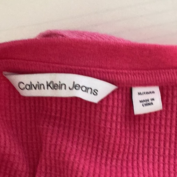 Calvin Klein ombré waffle top - Picture 4 of 5